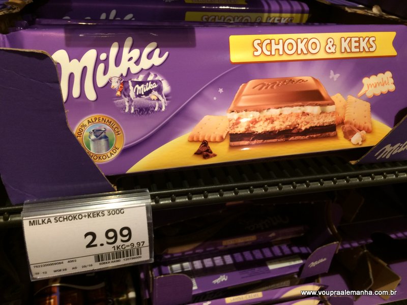 Barra Milka 300g (sabores variados): €2,99