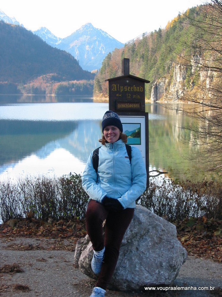 O encantador Alpsee, que fica aos pés do Castelo