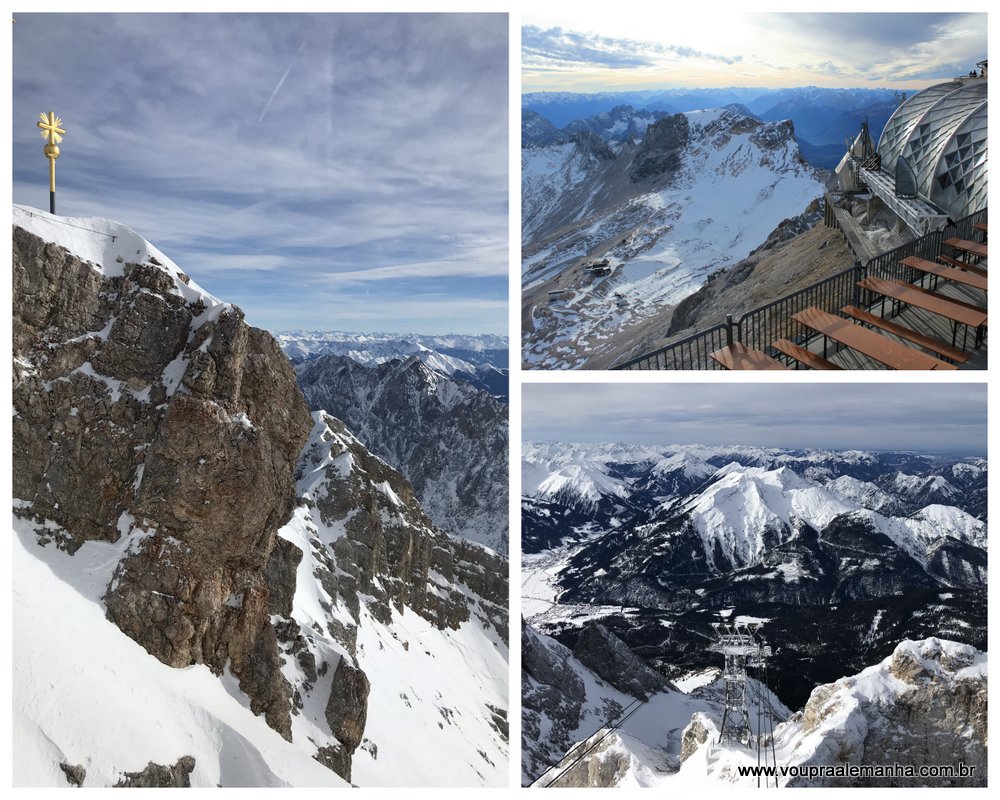 Zugspitze na Alemanha, o ponto culminante do país