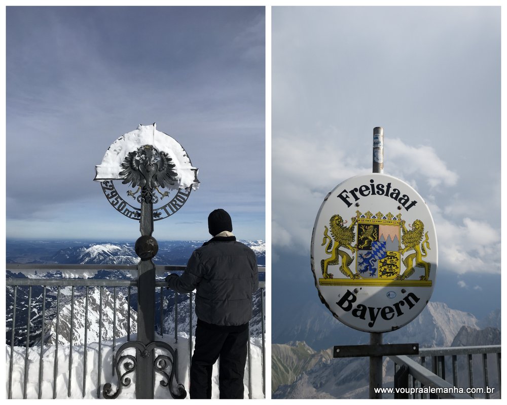Zugspitze na Alemanha e na Áustria