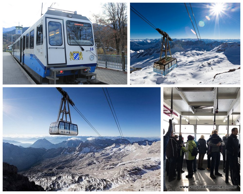 O Zugspitze tem um dos teleféricos mais modernos do mundo