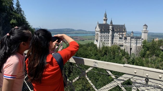 Panorama para fotografar da Ponte Marienbrücke