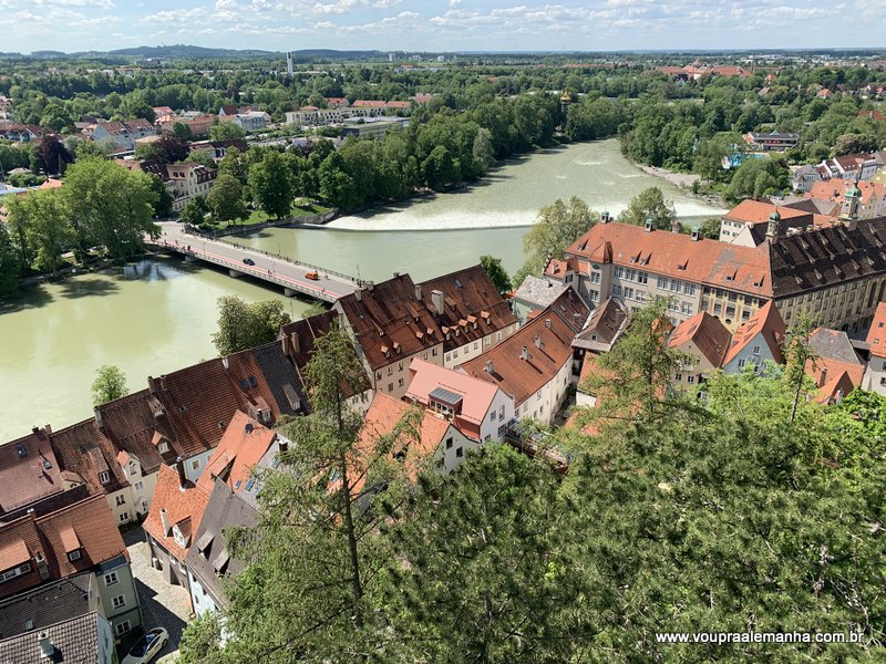 Landsberg am Lech vista do alto