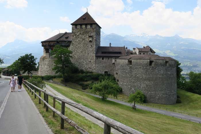 Castelo de Vaduz, em Lichtenstein