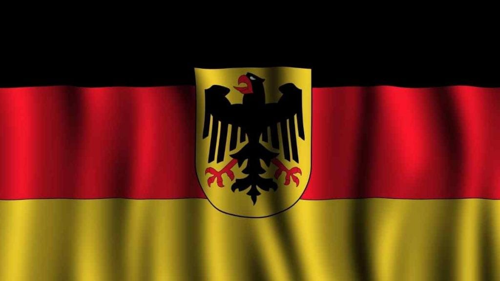 A águia federal da Alemanha