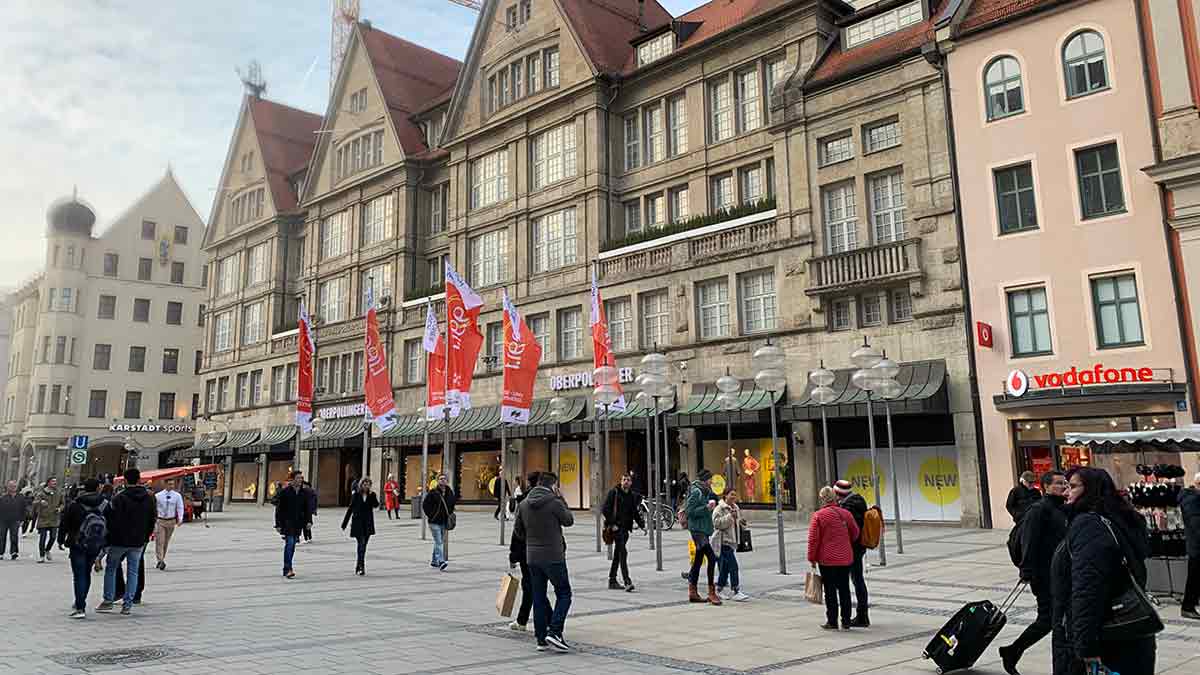 Rua de Compras em Munique