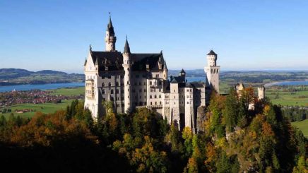 Castelo Neuschwanstein visto da Marienbrücke