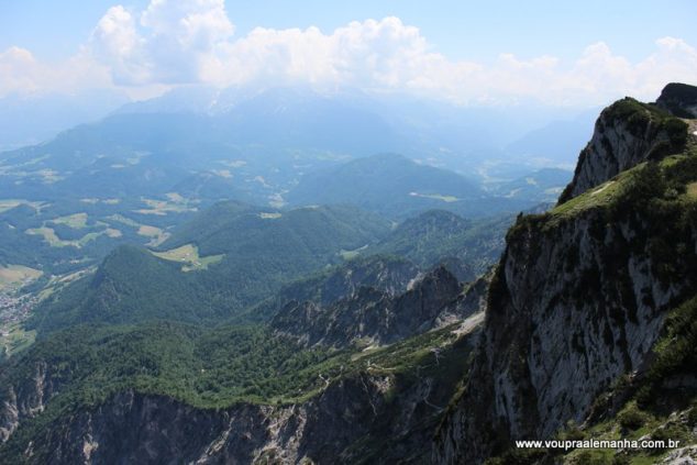 O que fazer em Salzburgo - montanha Untersberg oferece uma linda visão da cidade